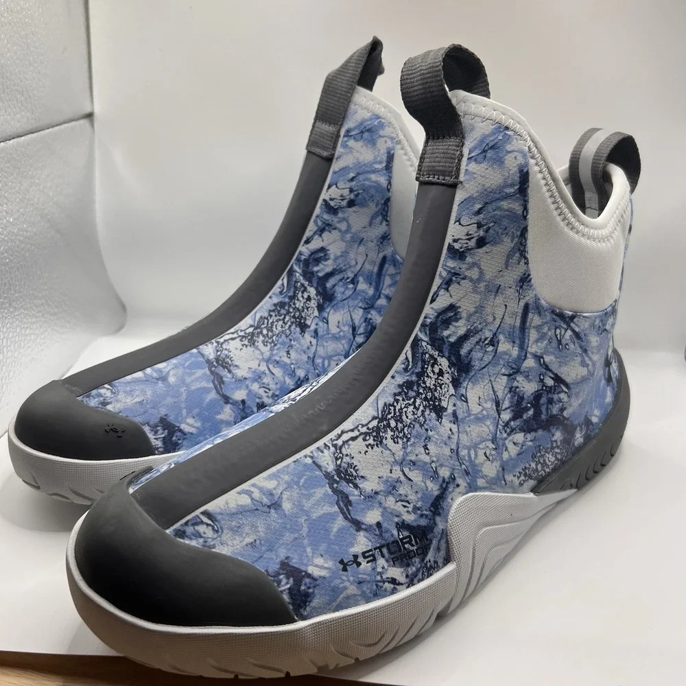 Under Armour Shoreman Deck Shoes Boots Storm Fishing 3028673 Men's Camo 8 Water‎